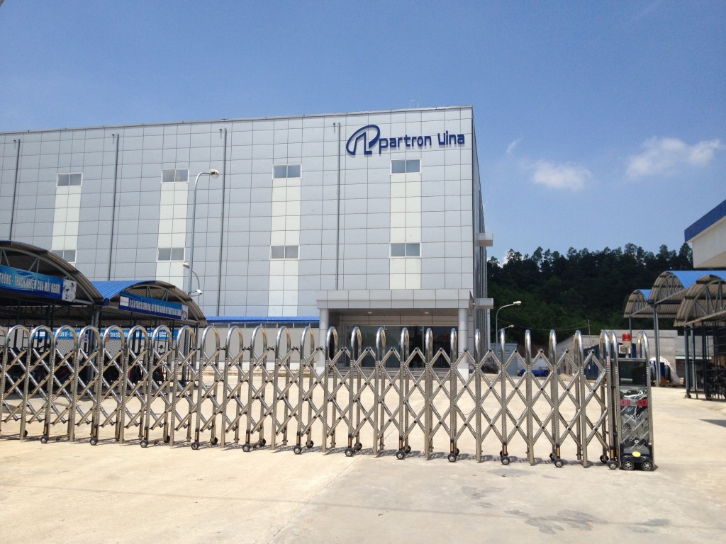 Nhà máy PARTRON VINA – KCN Khai Quang Vĩnh Phúc